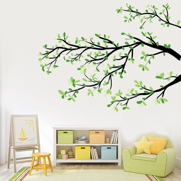 ranches and Birds decals Tree Branch Wall Decals Tree Wall Stickers Floral Birds Wall Stickers DIY Peel and Stick Art Decals Baby Nursery Kids Bedroom Toddler Room Wall Decor