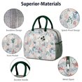 thumbnail image 4 of Womens Pioneer Flower Floral Print Pattern Lunch Box for Work,Insulated Lunch Bag for Women,Loncheras Para Mujer,Leakproof Adult Lunch Bag for Work,Beach,Travel,Picnic,Camping, 4 of 7