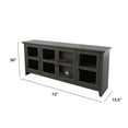 thumbnail image 7 of Twin Star Home TV Stand for TVs up to 80", Weathered Gray, 7 of 7
