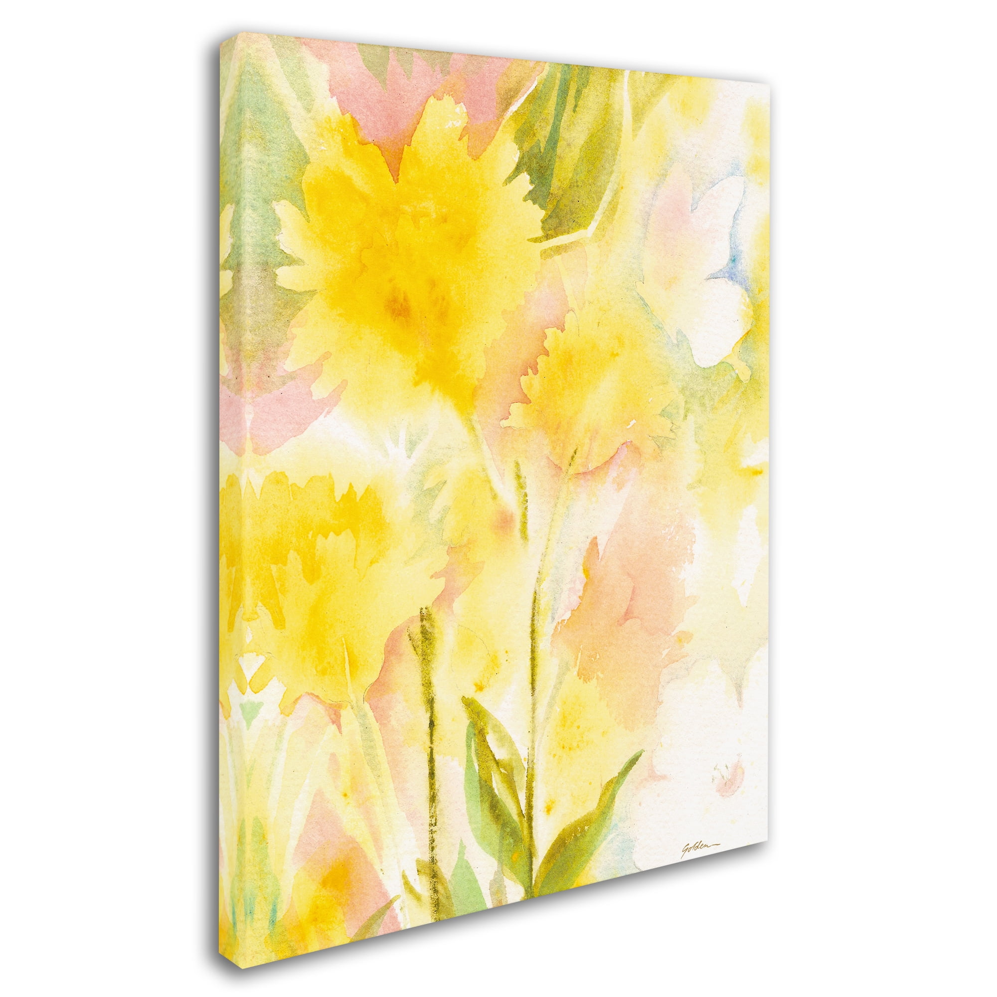 "Butterfly Silhouette" Canvas Art by Sheila Golden