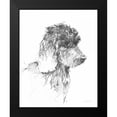 thumbnail image 2 of Tillmon, Avery 15x18 Black Modern Framed Museum Art Print Titled - Labradoodle Sketch, 2 of 5