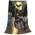 thumbnail image 2 of Manta de Batman, acogedora y cálida manta de franela para sala de estar, dormitorio, cama, sofá, coche, mantas de vellón para todas las estaciones, regalos para niños, adolescentes y adultos, 40 x 30, 2 of 8