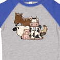 thumbnail image 4 of Inktastic Cute Horse, Sheep, Cow, Pig, and Rooster Farm Animals Boys or Girls Toddler T-Shirt, 4 of 5