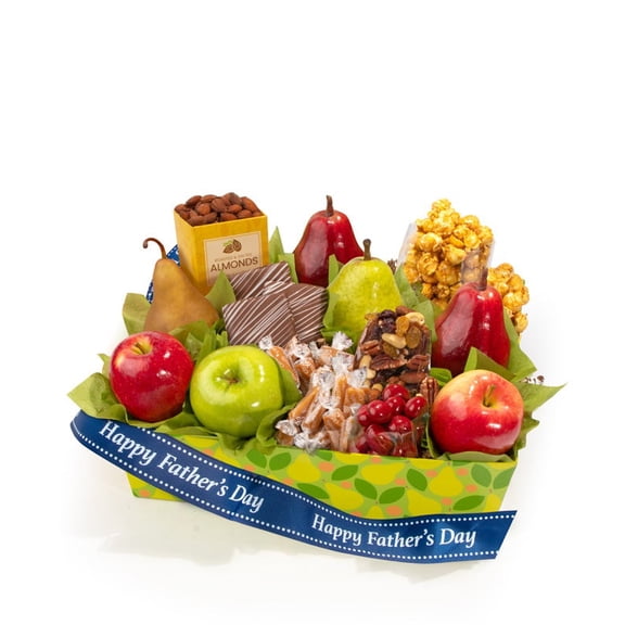 From You Flowers - Dad's Snack & Orchard Crate for Birthday, Anniversary, Get Well, Congratulations, Thank You, All Occasions