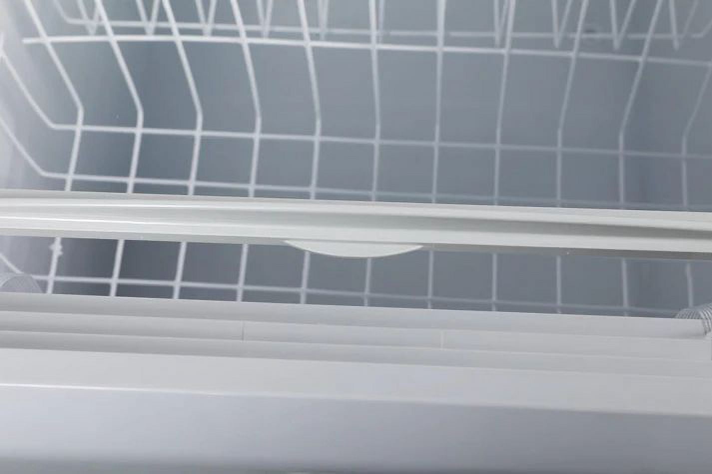 NAFCOOL 12.4 Cu. Ft Horizontal Freezer - Commercial Refrigerator, Glass Door Refrigerator, LED Lighting, White
