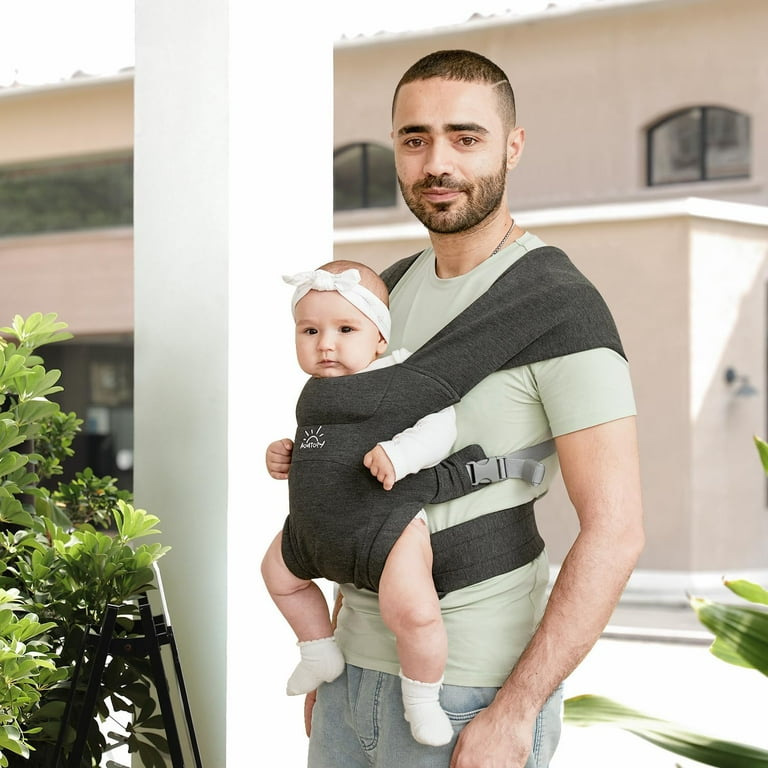 MOMTORY Newborn Carrier, Baby Carrier, Cozy Baby Wrap Carrier(7 