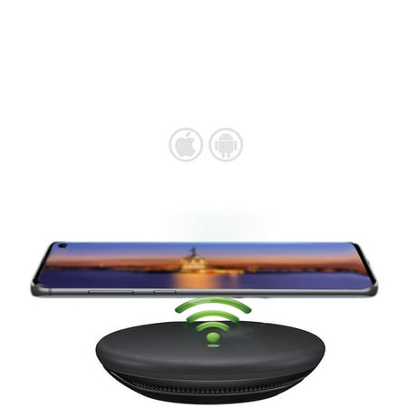 Qi Certified Fast Charge Wireless Charger for Apple iPad Air (2019); Black 10W Wireless Charging Pad Compatible with iPhone XR/X/XS/ XS Max; Apple iPad Mini (2019); Apple iPad Air