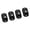 black A, variant on 12 Pcs Self Adhesive Caster Wheels – 360° Swivel Mini Rolling Wheels for Small Appliances, Furniture, Storage