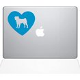 thumbnail image 1 of The Decal Guru Heart Pug MacBook Decal Vinyl Sticker - 15" MacBook Pro (2016 & Newer) - Light Blue (1332-MAC-15X-LB), 1 of 1