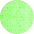 thumbnail image 1 of Ahgly Company Indoor Round Oriental Green Traditional Area Rugs, 5' Round, 1 of 4