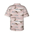 thumbnail image 3 of Goofa Cloud Sloth Hawaiian Shirt for Men, Unisex Summer Beach Casual Short Sleeve Button Down Shirts,Aloha Tropical Floral print shirt-X-Large, 3 of 9
