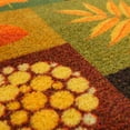 thumbnail image 4 of Mohawk Home Square Fall Leaves Brown and Orange Accent Rug, 2' x 3' 4", 4 of 4