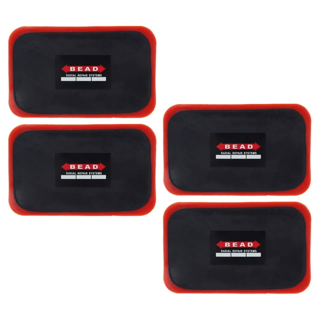 Tire Repair Patch, 10Pcs Long Lasting 80 X 130mm Versatile Rubber Thickened Rectangle Tire Tube Patch for Car