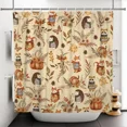 thumbnail image 4 of Tchckioa Waterproof Shower Curtain for Batnroom,Autumn Thanksgiving Curtain Decor,72x72 Inch, 4 of 6