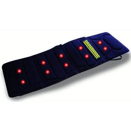 Motor Heated Massage Mat - Carepeutic Do-It-All Deluxe Vibration Massage Mat with Soothing Heat Therapy
