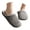 Grey, variant on Women's Men's House Slippers Lightweight Cotton Indoor Slides Non Slip Waffle Home Shoes
