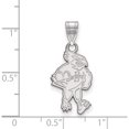 thumbnail image 2 of 14K White Gold 14Kw Logoart Iowa State University Large Pendant (25 X 12) Made In United States 4w018ias, 2 of 5
