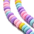 thumbnail image 3 of 1 strand Handmade Polymer Clay Beads Strands for DIY Jewelry Crafts Supplies Flat Round Colorful 6~7x3mm Hole: 1.5mm 113~116pcs/strand 15.55 inch~16.14 inch(39.5~41cm), 3 of 7