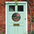 thumbnail image 4 of Patriotic Front Door Signs for Home Decor Outdoor,Independence Day Wooden Hanging Decorations America's Fourth Of July Day Welcome Door Sign Small Yard Hanging Signs Wooden Crafts Hangings, 4 of 6