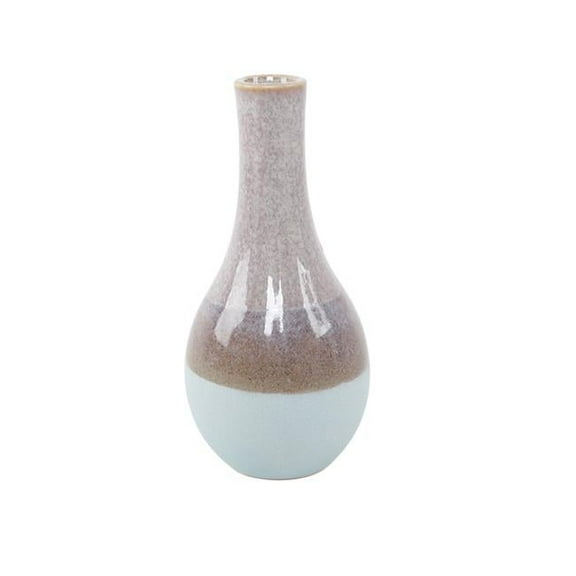 Flora Bunda CT2258E-PP/BL 9' Ceramic Two-tone Vase