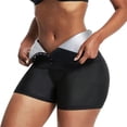 thumbnail image 1 of Pantalones Cortos Deportivos Para Sauna Pantalones cortos adelgazantes para mujer, pantalones cortos moldeadores de cuerpo sudoroso para uso diario (S plateado) Tmvgtek Para Estrenar, 1 of 6