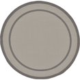 thumbnail image 1 of Unique Loom Outdoor Collection Transitional Indoor & Outdoor Casual Solid Tonal Border Area Rug, 6 Feet, Gray/Dark Gray, 1 of 2