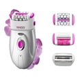 thumbnail image 3 of Rasuradora, Depiladora  y Exfoliante Recargable Timco DW 3619 Morada, 3 of 3