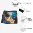 thumbnail image 3 of Pofeuu Colorful Planet Universe Print Men’s Boxer Briefs, Moisture-Wicking Underwear, Regular,Trunk-Medium, 3 of 5
