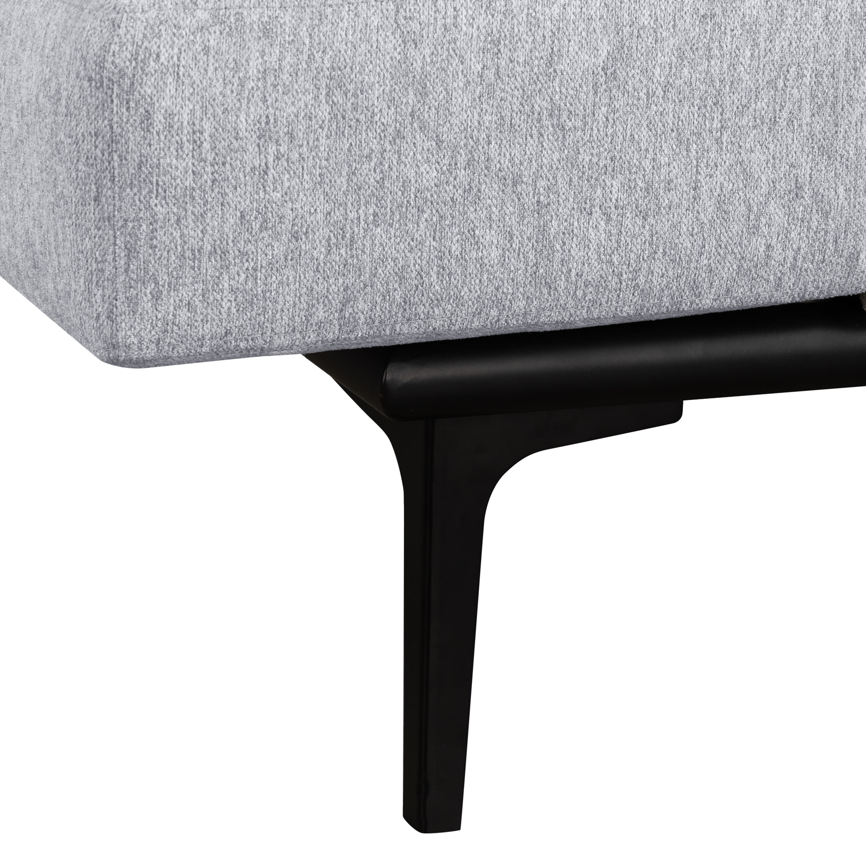 Serta Lambeth Convertible Sofa in Light Gray Fabric Upholstery
