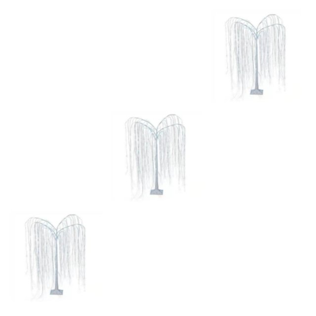 Bearachild Árboles iluminados para decoración Brillo ajustable y luz que cuida los ojos para cualquier ocasión Plata elegante Type1 NO1