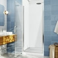 thumbnail image 2 of 32 Inch Shower Door 32-34" W x 72" H Pivot Chrome Semi-Frameless| Classy, 2 of 28