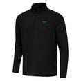 thumbnail image 2 of Men's Antigua Black Chicago Bulls St. Patrick's Day Intent Quarter-Zip Jacket, 2 of 4
