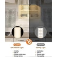thumbnail image 2 of SZTXJ LED Motion Sensor Under Cabinet Light Wireless Rechargeable, Battery Operated 30 LED Closet Light for Kitchen, Closet (Warm White, 2 Pack), 2 of 5