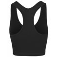 thumbnail image 3 of A2Y Women's Ribbed Seamless Workout Cropped Racerback Tank Tops Black SM, 3 of 3