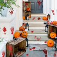 thumbnail image 4 of Pegatinas de Halloween para ventanas con sangre, 12 hojas, pegatinas de manos ensangrentadas, pegatinas de huellas de terror para Halloween, pegatinas sangrientas para decoración de, 4 of 5