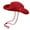 Red, variant on TZ Promise Classic Cotton Wide Brim Bucket Hat with Adjustable String Unisex Sun Hat Lightweight Outdoor Travel