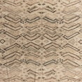 thumbnail image 1 of Ahgly Company Machine Washable Indoor Square Abstract Dark Almond Brown Area Rugs, 5' Square, 1 of 1