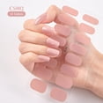 thumbnail image 4 of Pegatinas de uñas de Color vino tinto de larga duración, envolturas de uñas completas, deslizador autoadhesivo, arte de uñas, decoración de manicura DIY, 16 puntas, 4 of 7