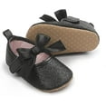 thumbnail image 4 of Baby Girl Mary Jane Flats Lace Bow Non-Slip Soft Sole Newborn First Walker Wedding Princess Party Dress Shoes, 4 of 6