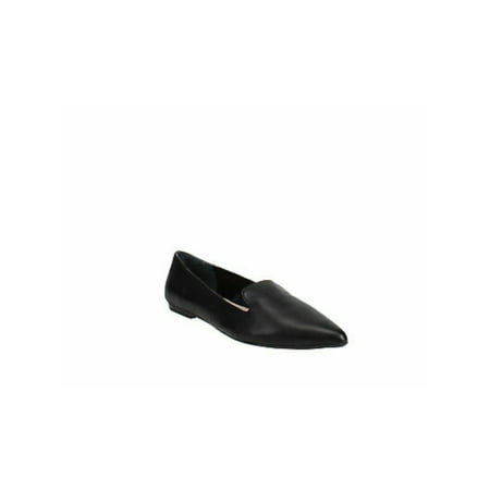 Image of ALFANI Womens Black Step N Flex Technology Cushioned Poee Slip On Leather Loafers 8 M