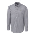thumbnail image 2 of Men's Cutter & Buck Charcoal New Orleans Saints Throwback Logo Easy Care Stretch Gingham Long Sleeve Button-Down Shirt, 2 of 3