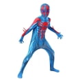 thumbnail image 2 of SHOWONSKY Superhero Suit Classic Spider Pattern Body Suit for Stage Performance Halloween Party Role Play Dress Up Show Outfit, 2 of 7