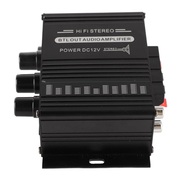 Mini Amplificador, Amplificador De Potencia De Sonido Claro, Ligero Y De Alta Resistencia Para Moto