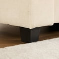 thumbnail image 4 of GZXS 35" Upholstered Ottoman in Chenille Fabric - Versatile Footrest/Seat for Lounge, Bedroom, Living Room, Beige, 4 of 7