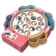 thumbnail image 1 of Juguetes de pesca Rotación eléctrica Aprendizaje educativo para niños Familia Familia Interactiva Play Tablero Portátil Batería Pink Pink Inevent FN001435-02B, 1 of 7