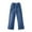 Blue, variant on MZXELPRJD Boy Pants Kids Girls Baggy Boys Uniform Pants Size 12 Jeans Casual Wide Leg High Waist Denim Pants Size 5 - 14 Years Relaxed Dance Clothes for Girls