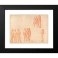 thumbnail image 2 of Vittore Carpaccio 24x18 Black Modern Framed Museum Art Print Titled - Groups of Male Figures (C. 1514), 2 of 5
