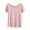 Pink, variant on VERUGU Womens Casual Short Sleeve Tunic Tops Solid Crew Neck T Shirts Spring Summer Loose Comfy Loungewear Plain Base Tees Blouse White M