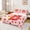 Pink B, variant on Erosebridal Flower Strawberry Bed Sheets for Girls, Kawaii I Letter King Sheets, 4 Pieces