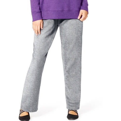 Women's Plus-Size Fleece Sweatpants, Petite - Walmart.com